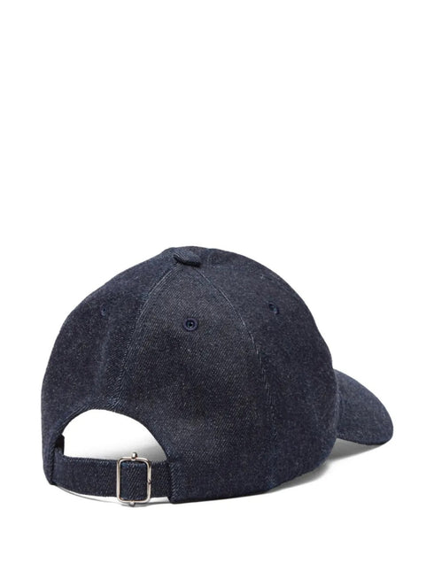 A.P.C. LOGO DENIM CAP